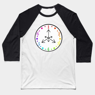 Color Clock Baseball T-Shirt